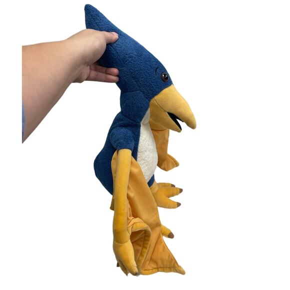 Build A Bear 20" Pterodactyl Blue Yellow Stuffed Animal Dinosaur Plush Toy - Picture 2 of 5